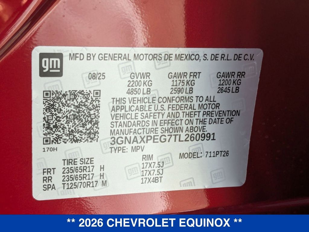 2026 Chevrolet Equinox AWD LT Image 27 of 35