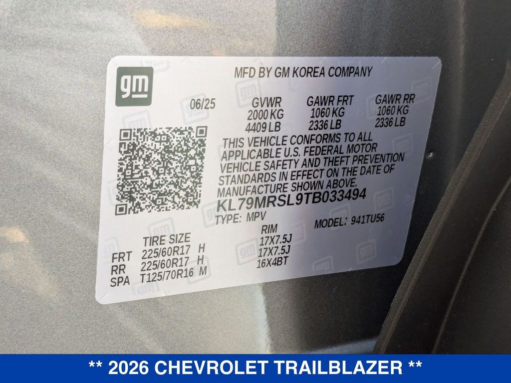 2026 Chevrolet Trailblazer LT Image 28 of 35