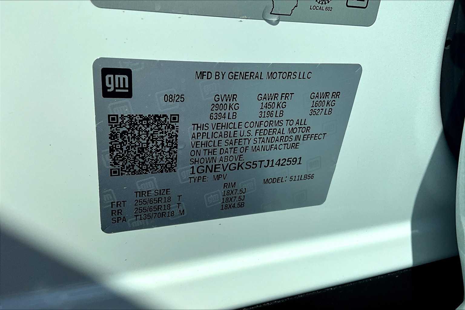 2026 Chevrolet Traverse AWD LT Image 12 of 13