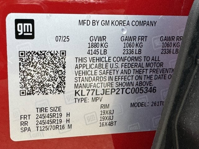 2026 Chevrolet Trax 2RS Image 22 of 27