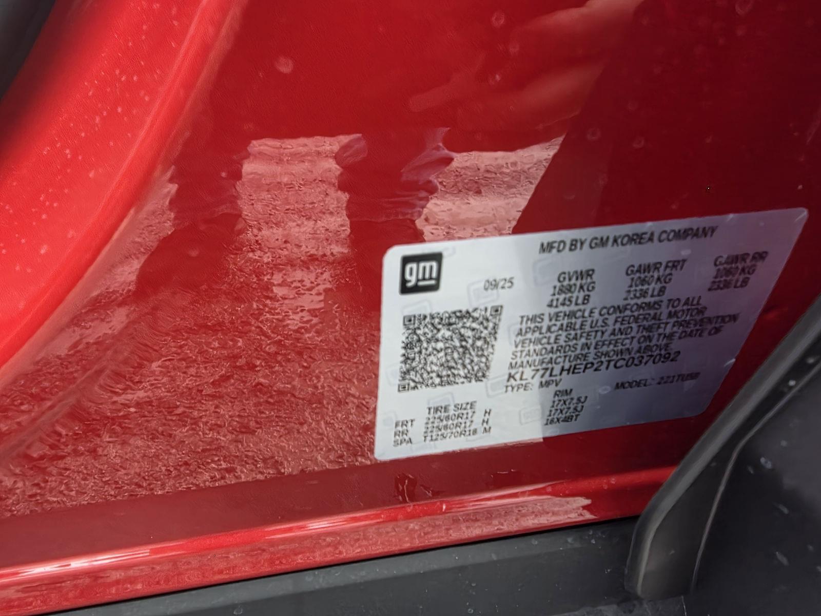 2026 Chevrolet Trax LT Image 20 of 26