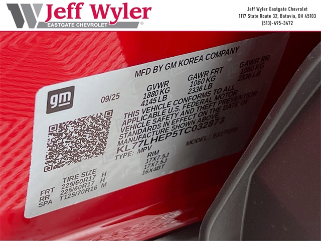 2026 Chevrolet Trax LT Image 20 of 33