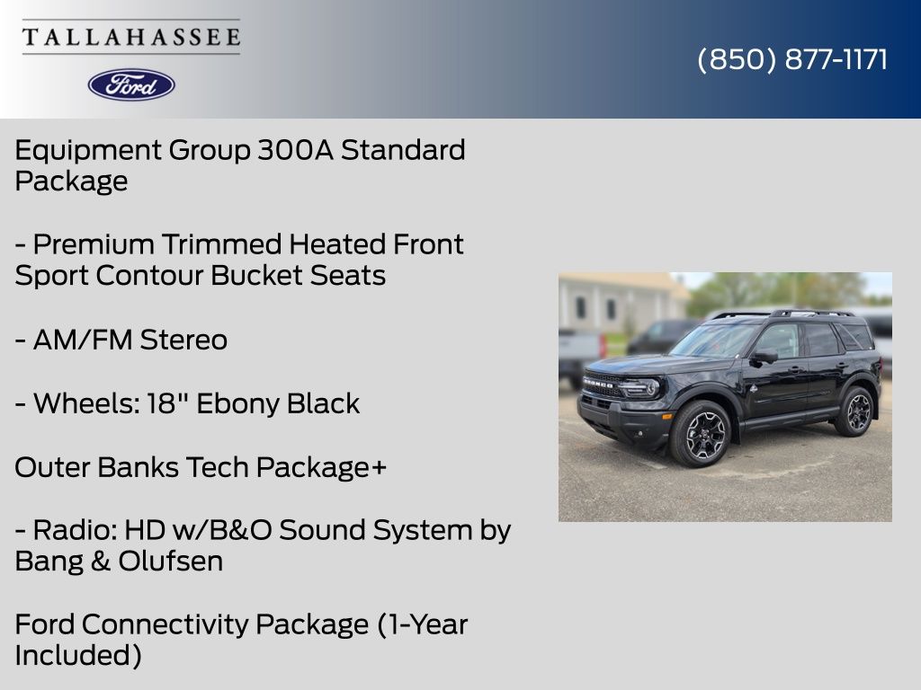 2026 Ford Bronco Sport Outer Banks Image 3 of 53