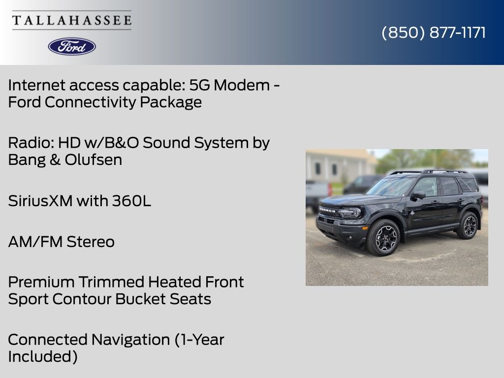 2026 Ford Bronco Sport Outer Banks Image 2 of 53