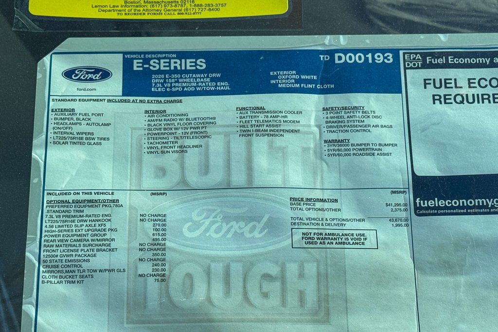 2026 Ford E-Series Base Image 24 of 31