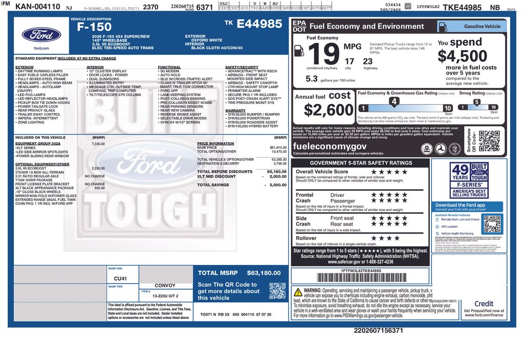 2026 Ford F-150 XLT Image 3 of 4