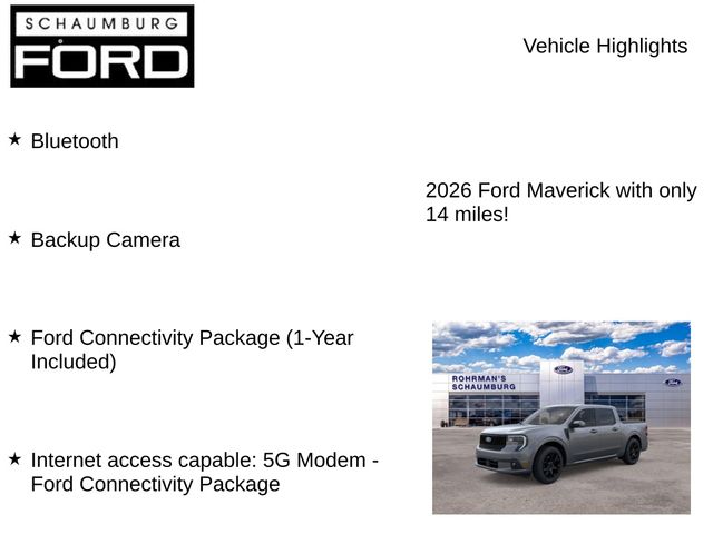 2026 Ford Maverick Lobo Standard Image 3 of 26