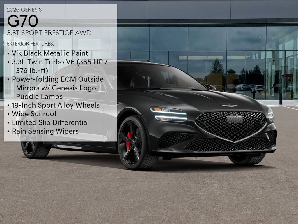 2026 Genesis G70 3.3T Sport Prestige Image 3 of 25
