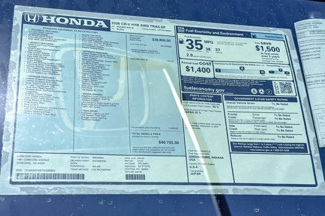 2026 Honda CR-V Hybrid TrailSport Image 28 of 33