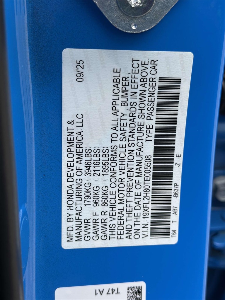 2026 Honda Civic Sport Image 27 of 28