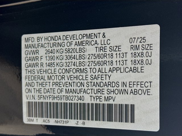 2026 Honda Passport TrailSport Image 28 of 36