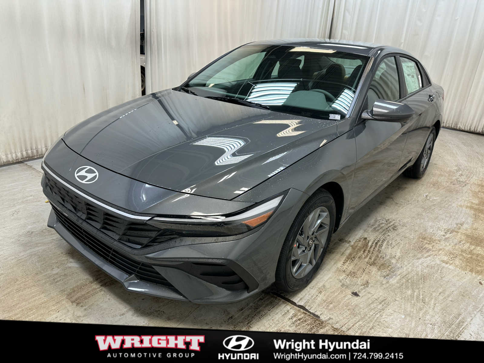 2026 Hyundai Elantra Hybrid Blue Image 1 of 19