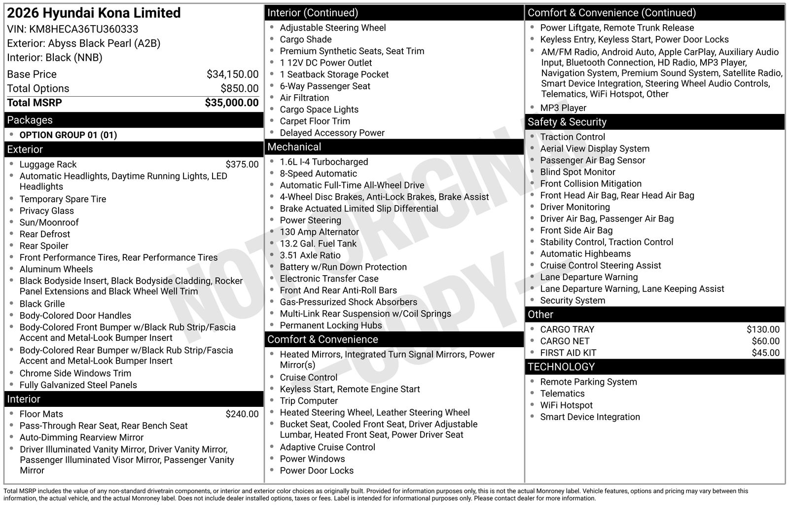 2026 Hyundai Kona Limited Image 24 of 28