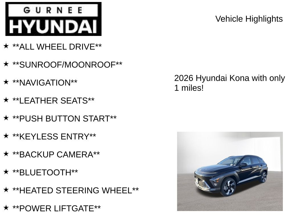 2026 Hyundai Kona Limited Image 25 of 28
