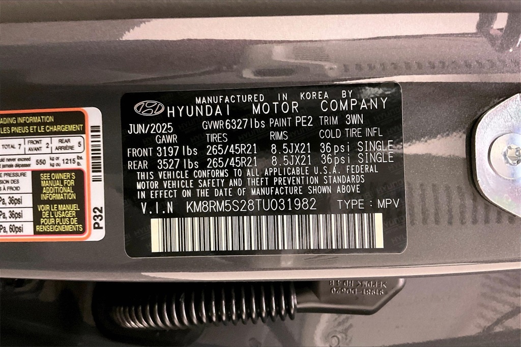 2026 Hyundai Palisade Calligraphy Image 13 of 14