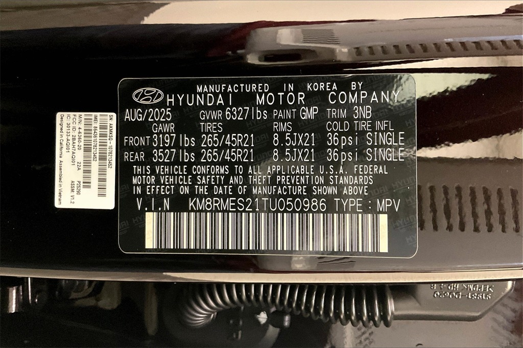 2026 Hyundai Palisade Calligraphy Image 13 of 14