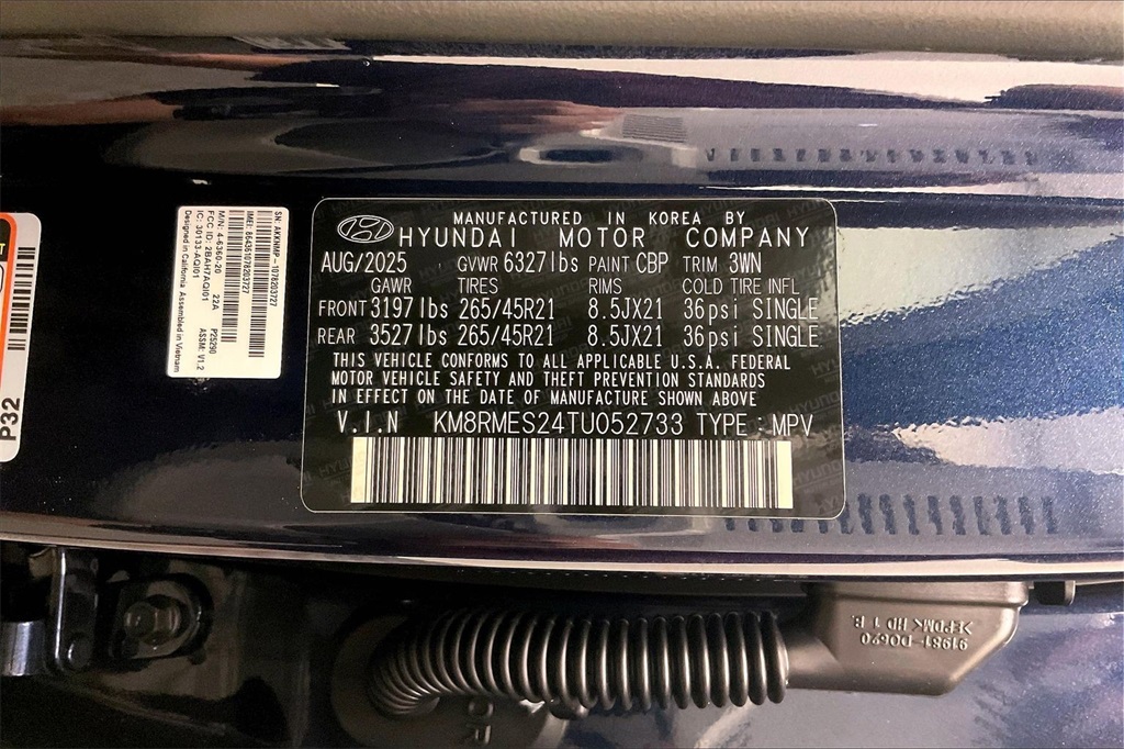 2026 Hyundai Palisade Calligraphy Image 13 of 14