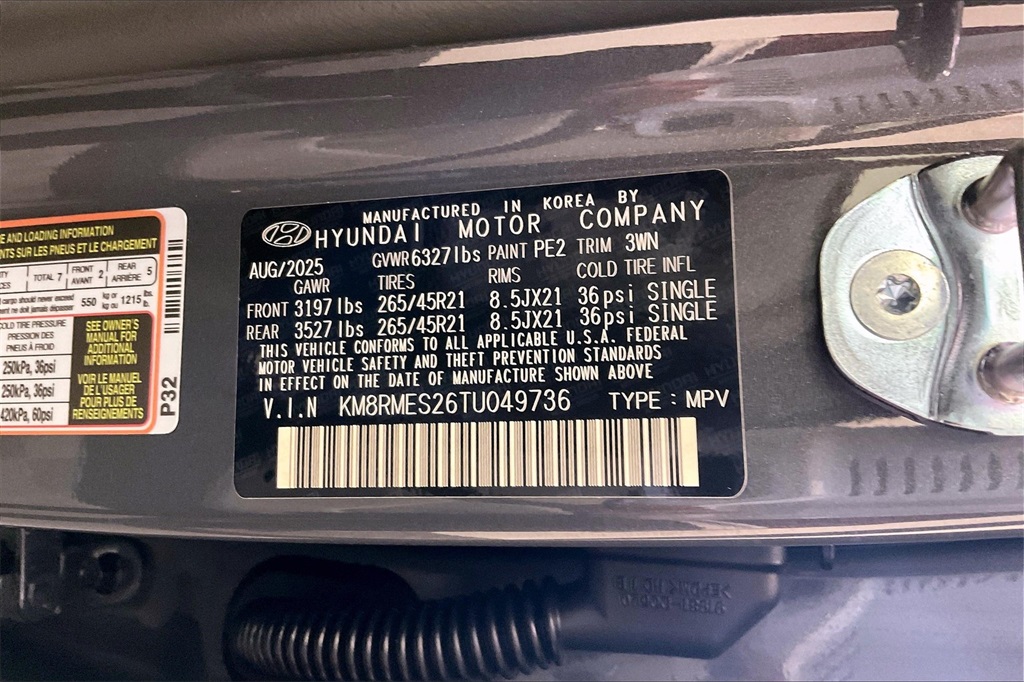 2026 Hyundai Palisade Calligraphy Image 12 of 14