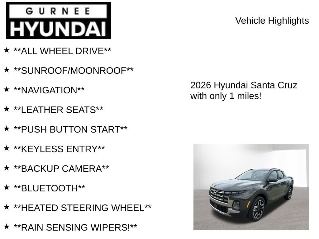 2026 Hyundai Santa Cruz Limited Image 2 of 28