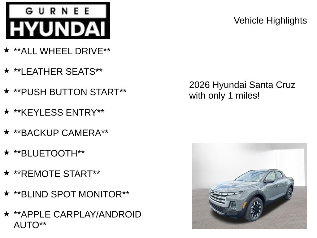2026 Hyundai Santa Cruz SEL Image 4 of 27