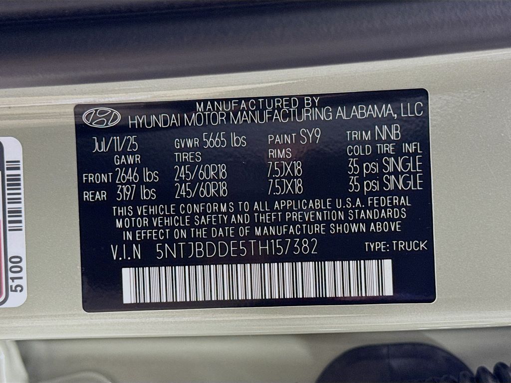 2026 Hyundai Santa Cruz SEL Image 25 of 30