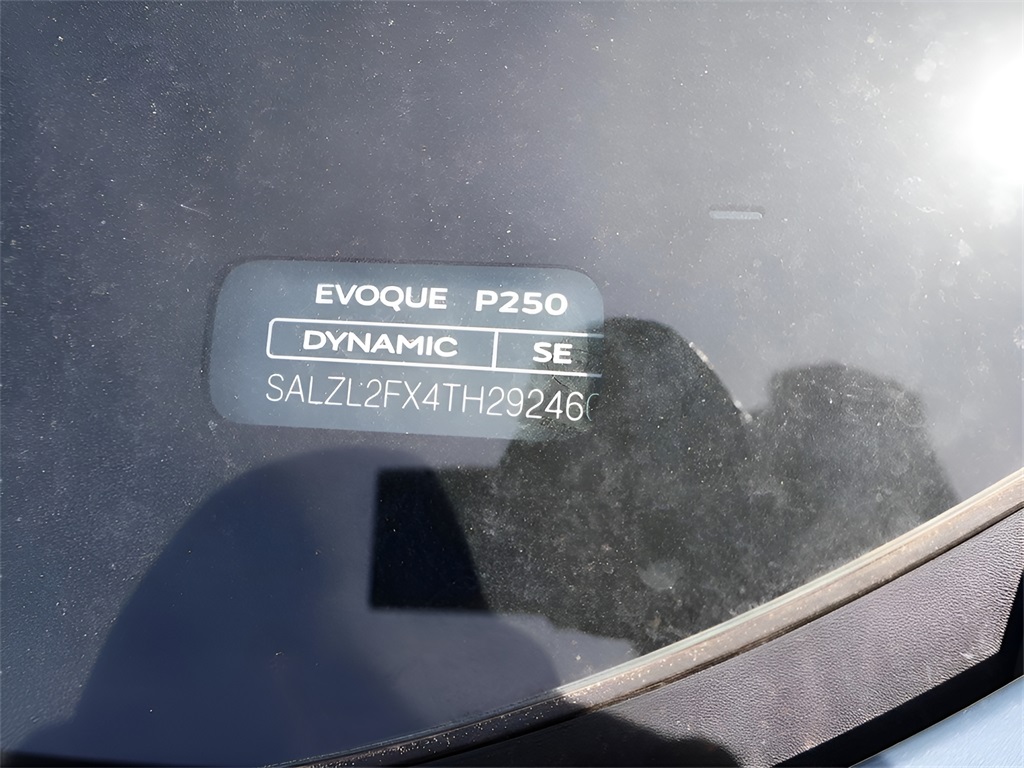 2026 Land Rover Range Rover Evoque Dynamic SE Image 68 of 80