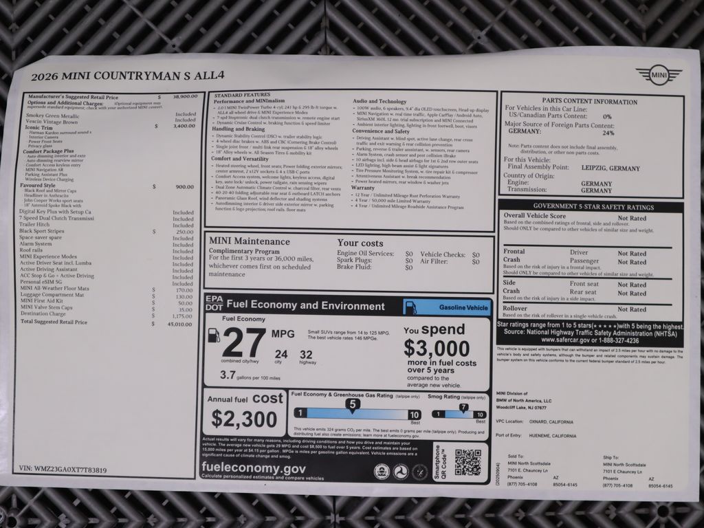 2026 MINI Countryman S Image 29 of 35