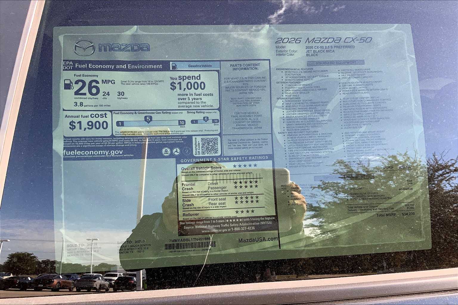 2026 Mazda CX-50 2.5 S Preferred Image 18 of 20