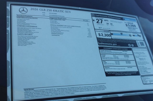 2026 Mercedes-Benz GLB 250 Image 28 of 36