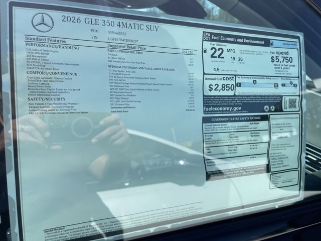 2026 Mercedes-Benz GLE 350 Image 10 of 10