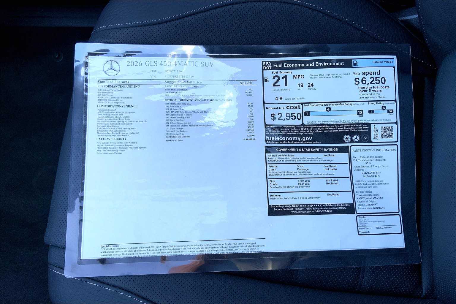 2026 Mercedes-Benz GLS 450 Image 16 of 16