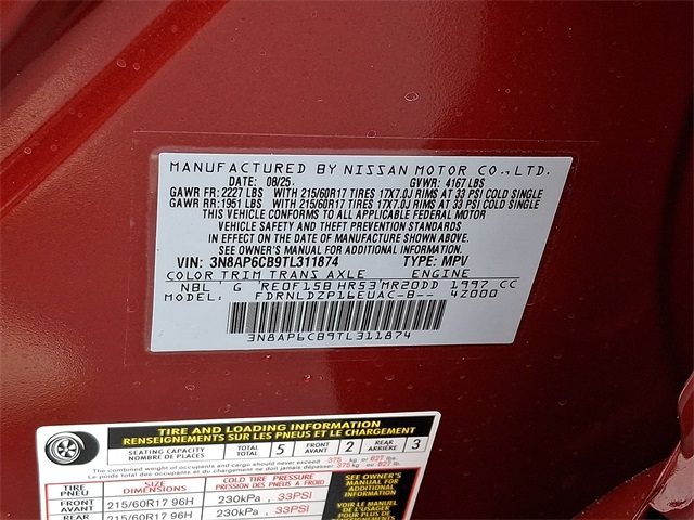 2026 Nissan Kicks SV Image 10 of 12