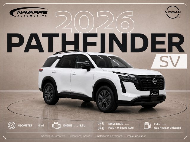 2026 Nissan Pathfinder SV Image 3 of 19