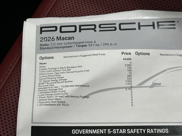 2026 Porsche Macan Base Image 54 of 61