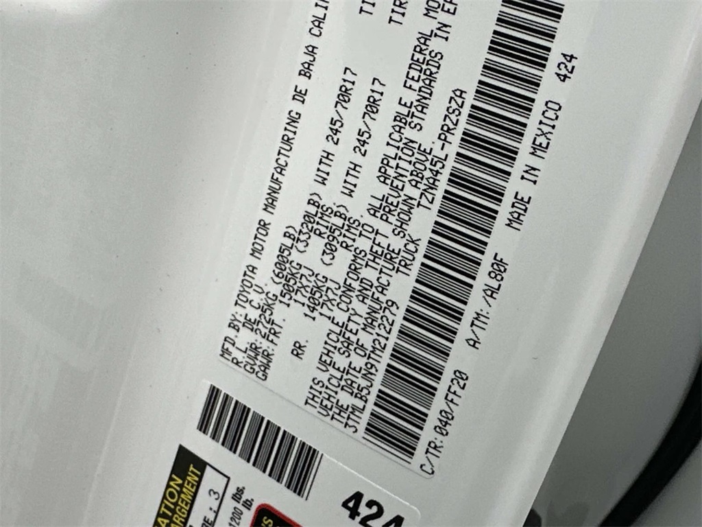2026 Toyota Tacoma SR5 Image 22 of 31