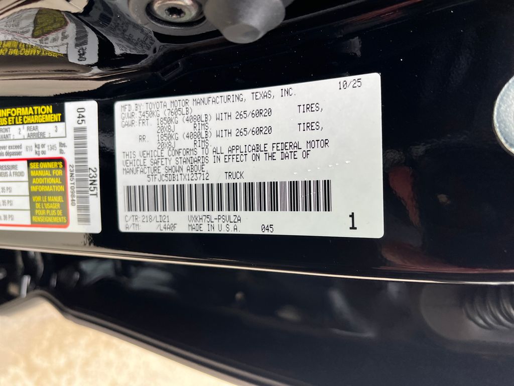 2026 Toyota Tundra 4WD Limited Hybrid Image 23 of 28