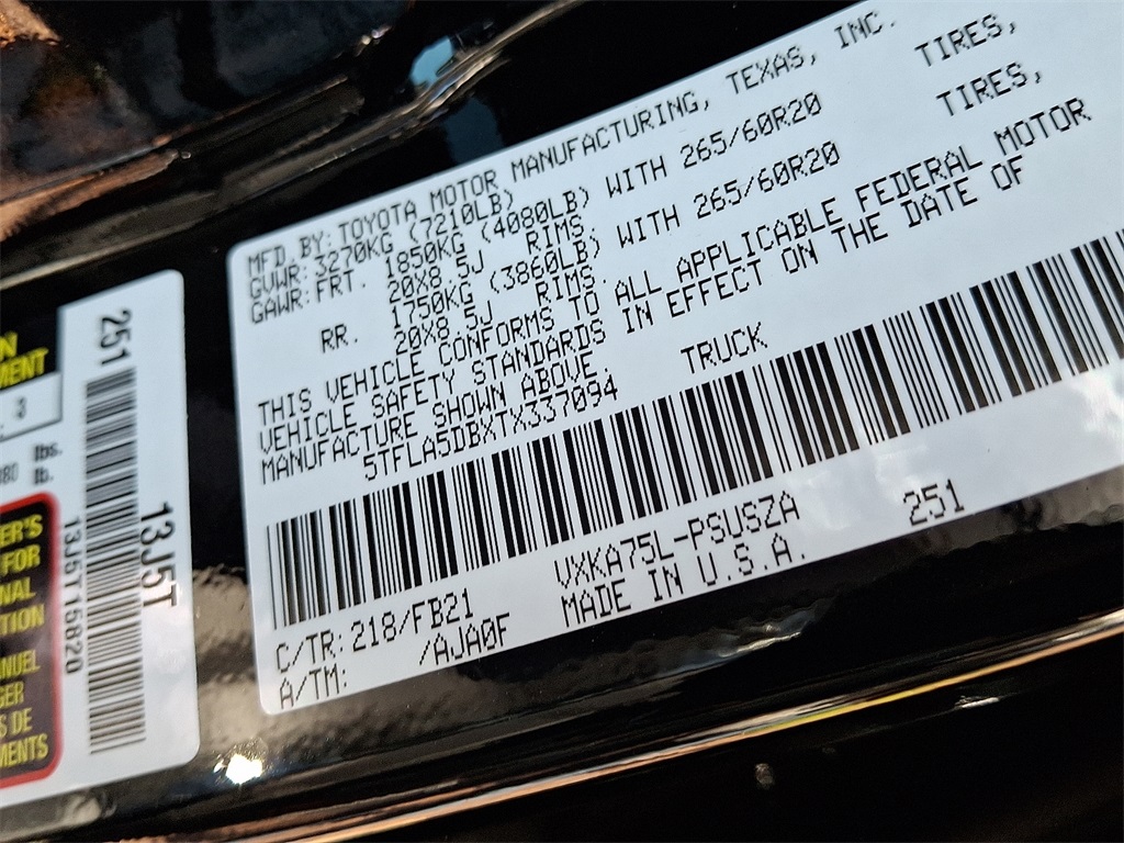 2026 Toyota Tundra SR5 Image 13 of 16