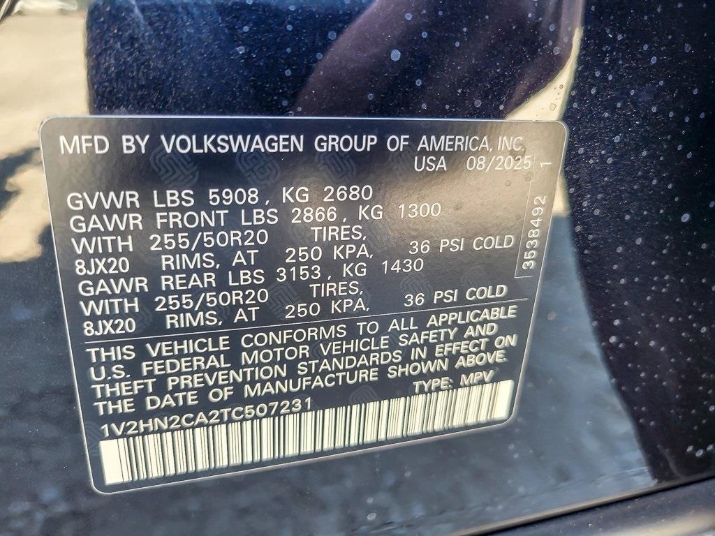 2026 Volkswagen Atlas 2.0T SE Technology Image 22 of 28