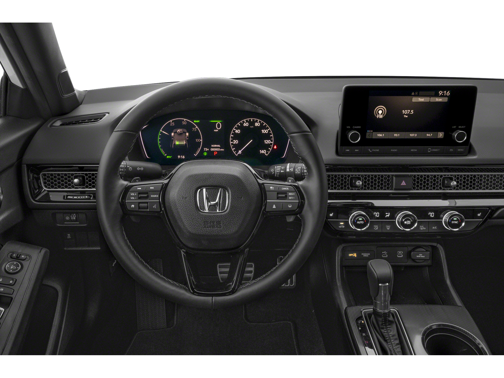 2026 Honda Civic Hatchback Hybrid Sport Image 4 of 11