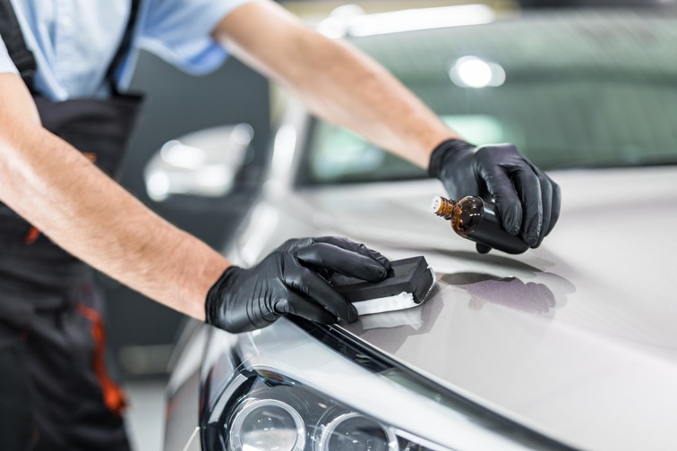Use a ceramic coating or paint sealant to keep your car looking its best