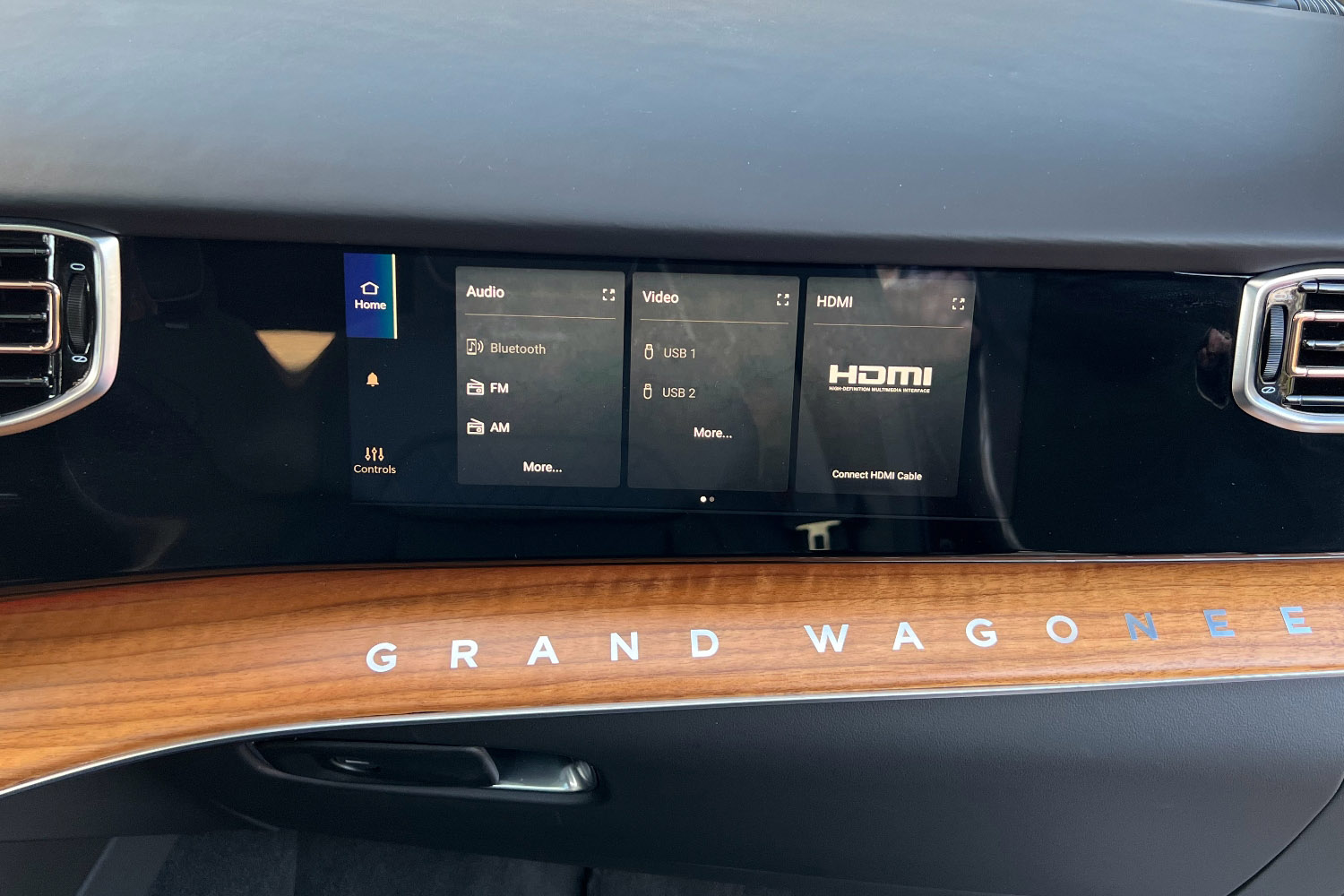 2022 Jeep Grand Wagoneer Front Passenger Display Screen