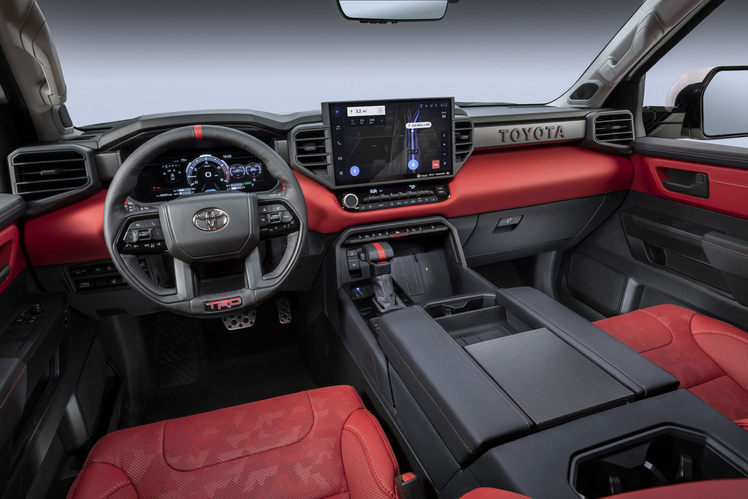 2022 Toyota Tundra TRD-Pro interior dashboard