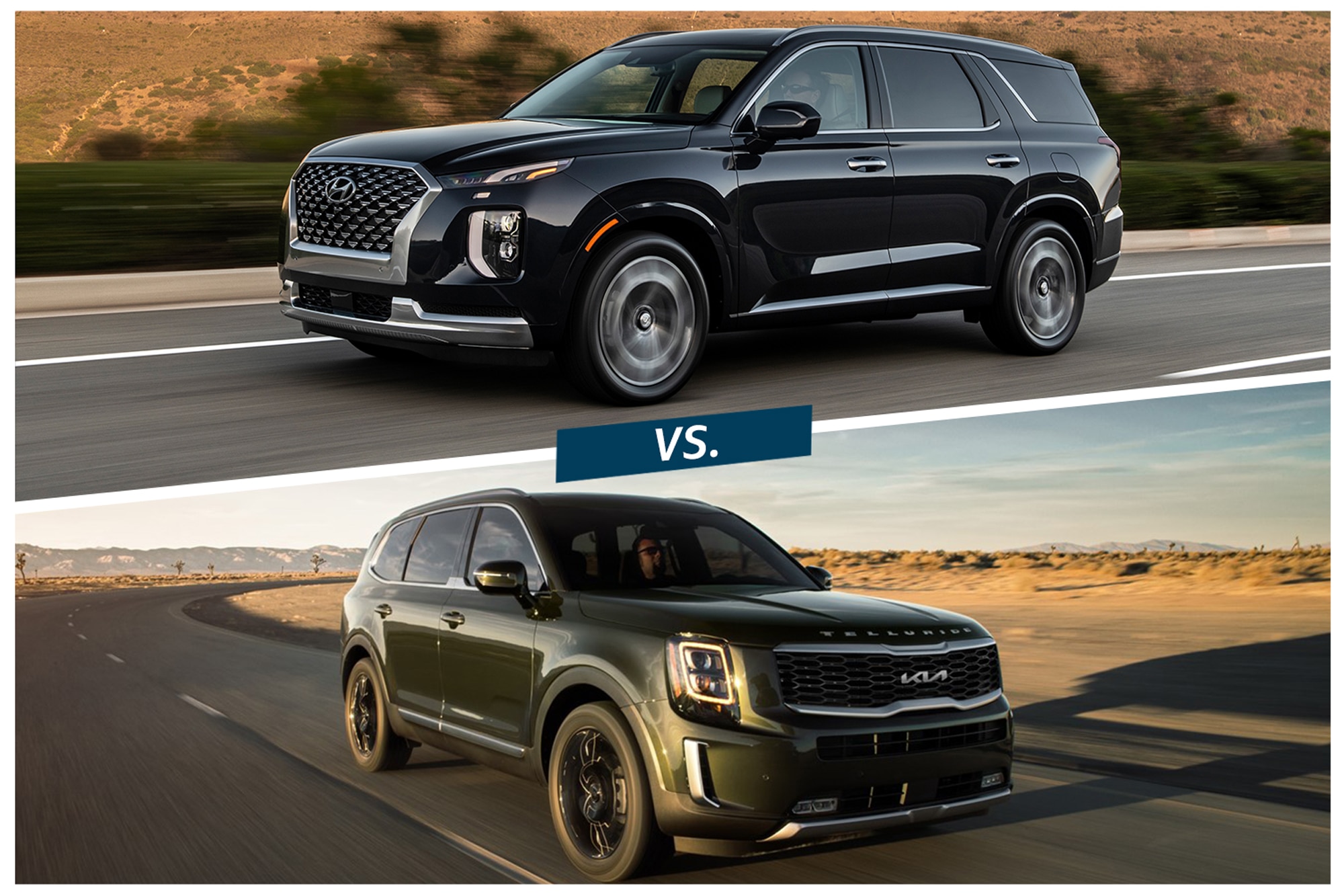 2021 Kia Telluride vs Hyundai Palisade // Battle Of The Affordable Luxury  SUVs 