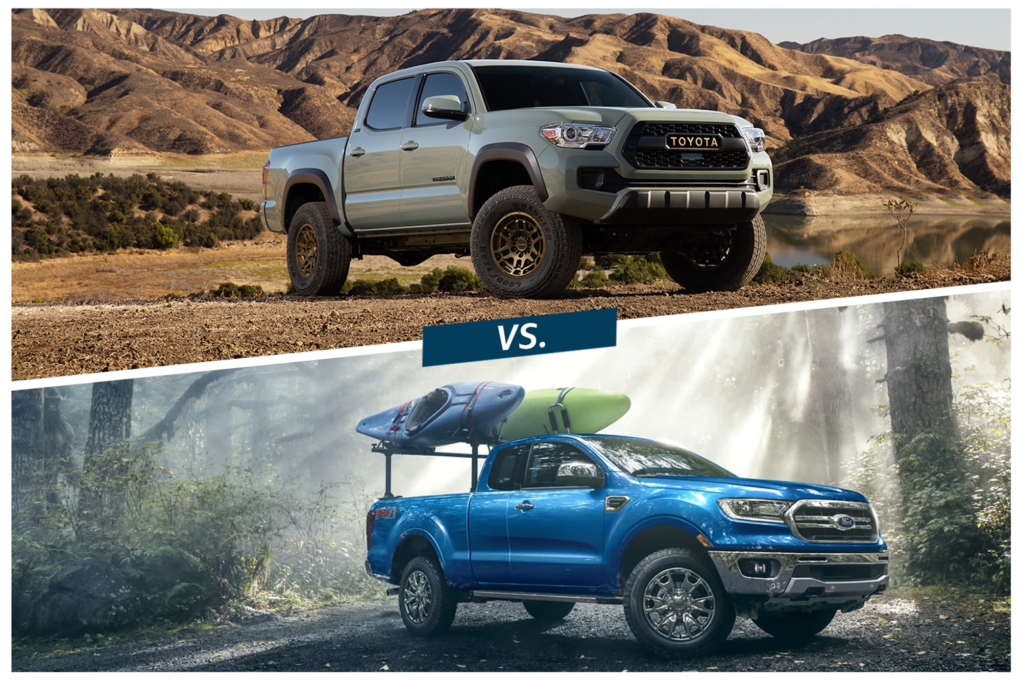 Compared 2022 Toyota vs. 2022 Ford Ranger Capital One Auto