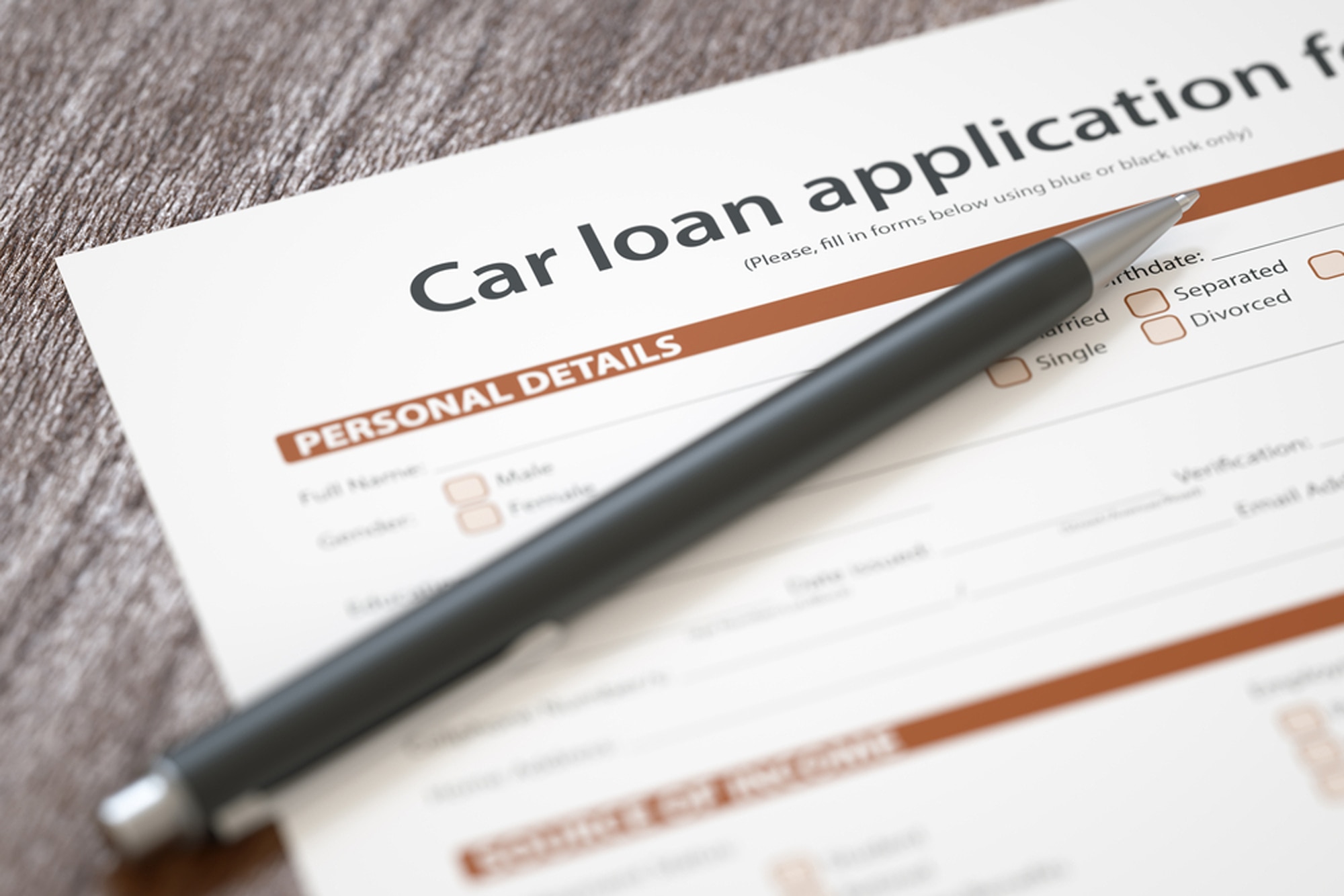 Car loan application