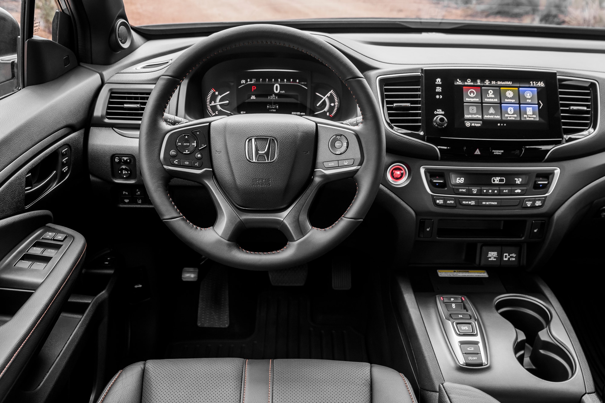 Honda Passport steering and front display