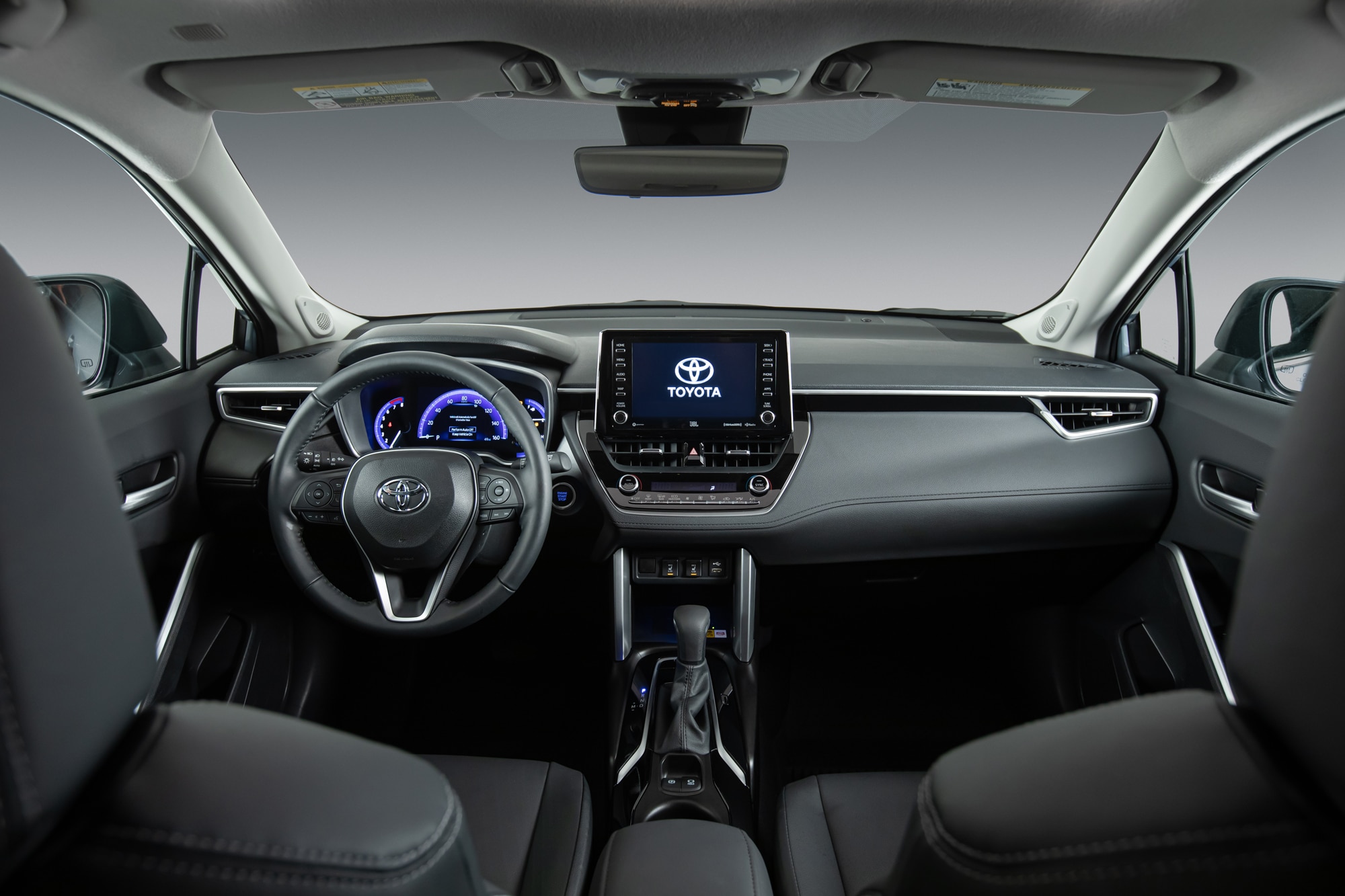 Toyota Corolla Cross interior and steering