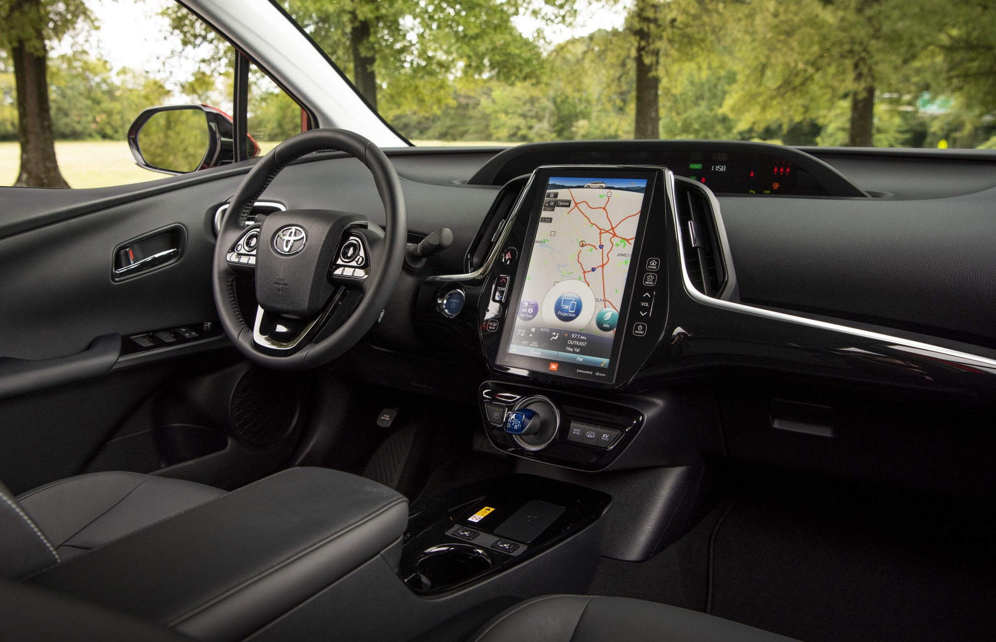 Toyota prius prime interior