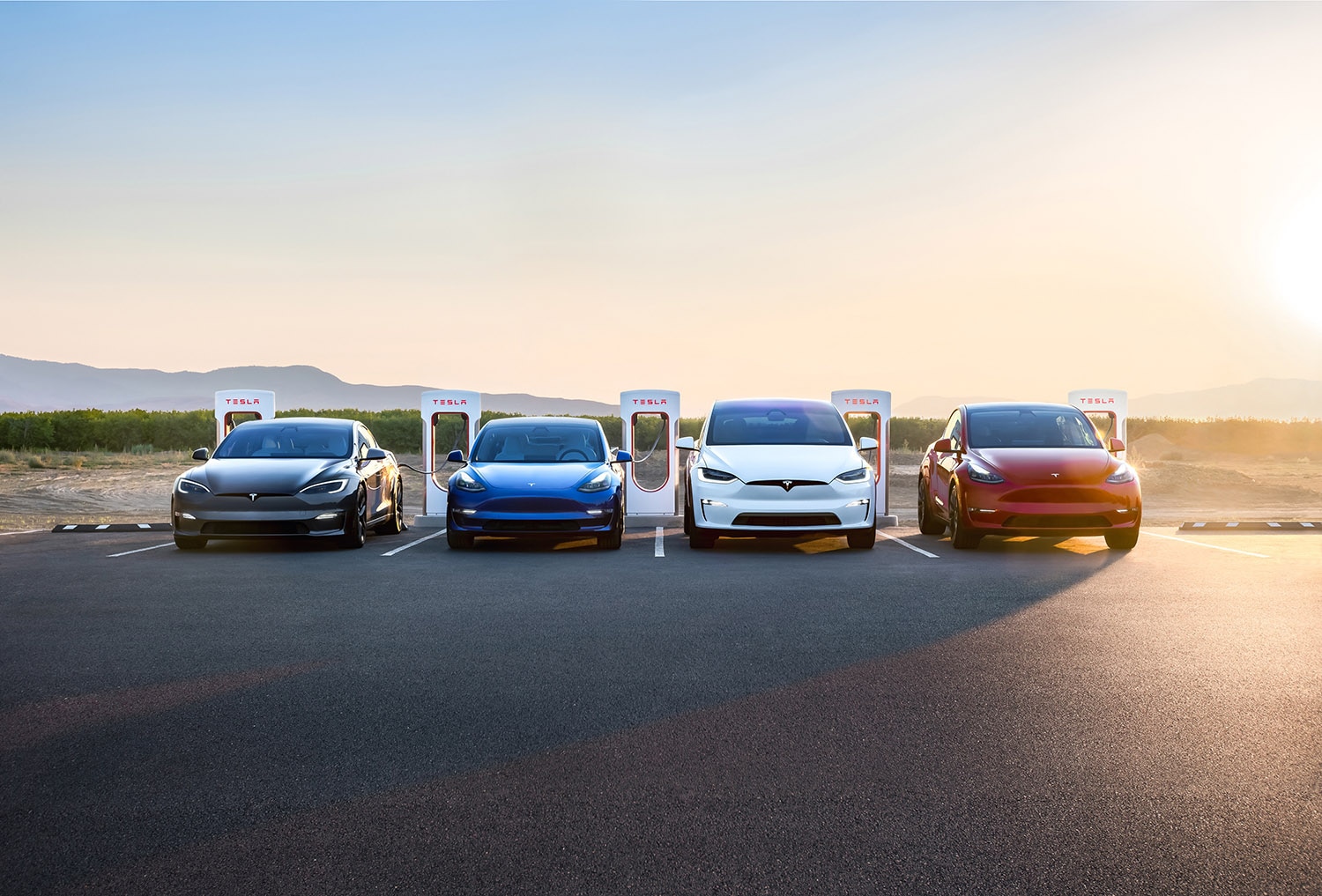 Tesla model lineup: Model S, Model 3, Model X, Model Y, Tesla Superchargers