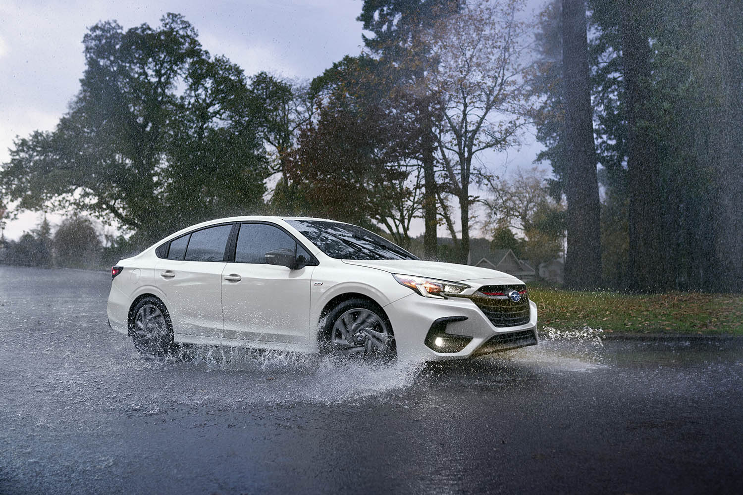 2023 Subaru Legacy, driving, rain